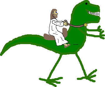 'Jesus-Saurus' by Jimmy