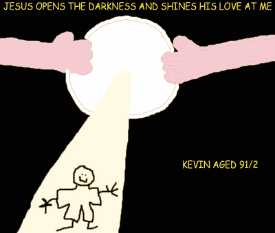 'Jesus Shines His Love' by Kevin
