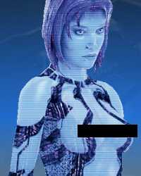 Halo nude Cortana